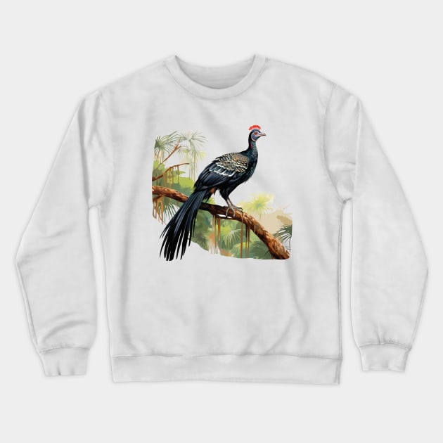 Horned Guan Crewneck Sweatshirt by zooleisurelife